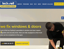 Tablet Screenshot of lockandroll.com.au